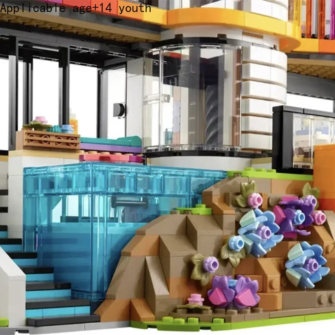 منتجات جديدة متوفرة 42639 مجموعة مكعبات بناء أندريا الحديثة الفاخرة للمنزل الإبداعي لعبة فيلا هدية لعيد ميلاد الفتيات