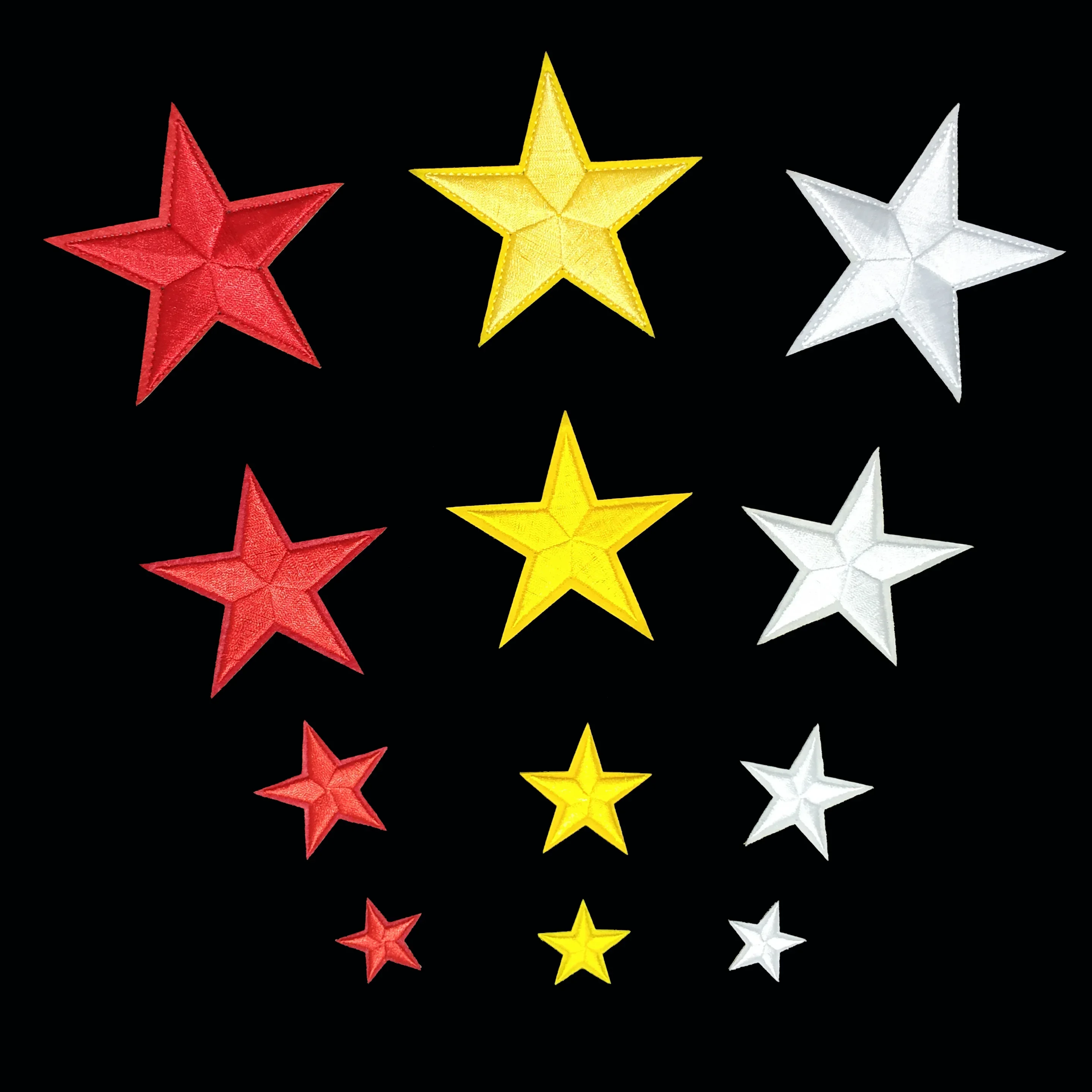 Carnival Star Patch for Clothing Iron on Embroidered Sew Applique Cute Patch Fabric Badge Garment DIY Apparel Accessories