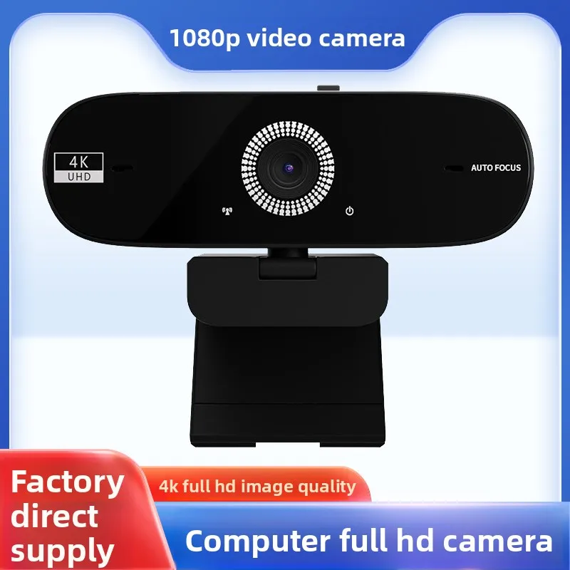 

Новая видеокамера высокой четкости 1080P, прямая трансляция USB, 4K, компьютерная камера, веб-камера, сверхчеткое качество изображения