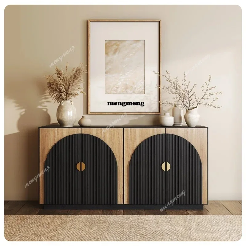 Mid century vintage living room cabinet Modern wooden high-end creativity sideboards luxury vitrineschrank Designer Furniture