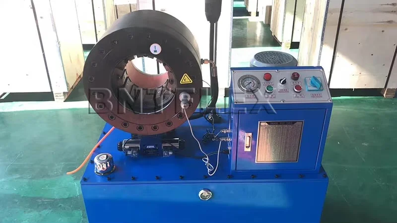 رائجة البيع 1/4 "حتى 4" ماكينة تجعيد الخراطيم الهيدروليكية/آلات صنع الأنابيب المطاطية/آلة الضغط على الخرطوم المكشكش