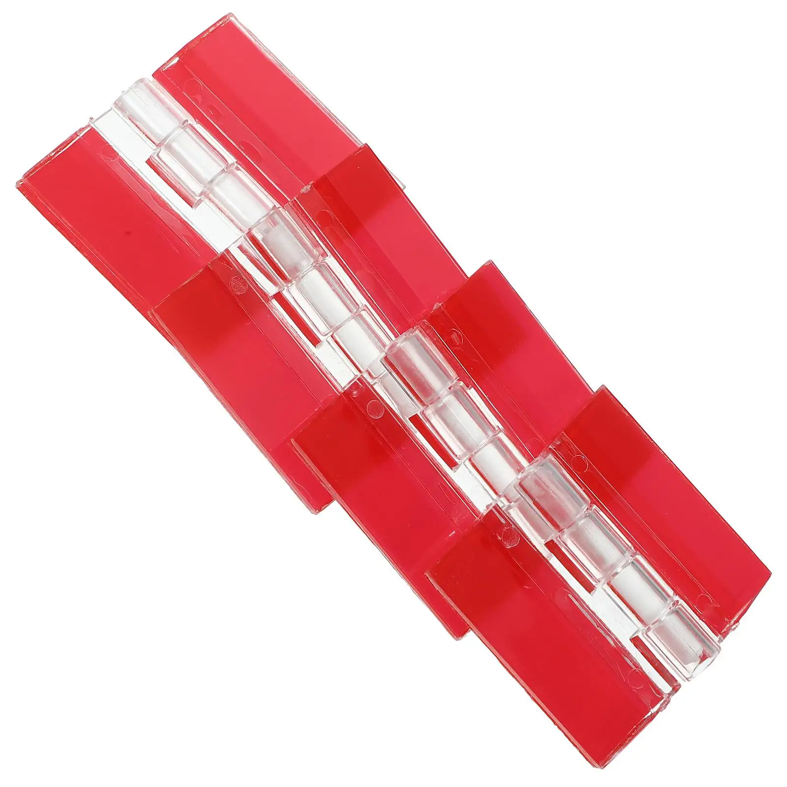 

4 Pcs Self Adhesive Hinge 25x35mm Acrylic Furniture Cabinet Hinges for Doors Kitchen Wooden Box Aquarium Lid Craft Plastic Small