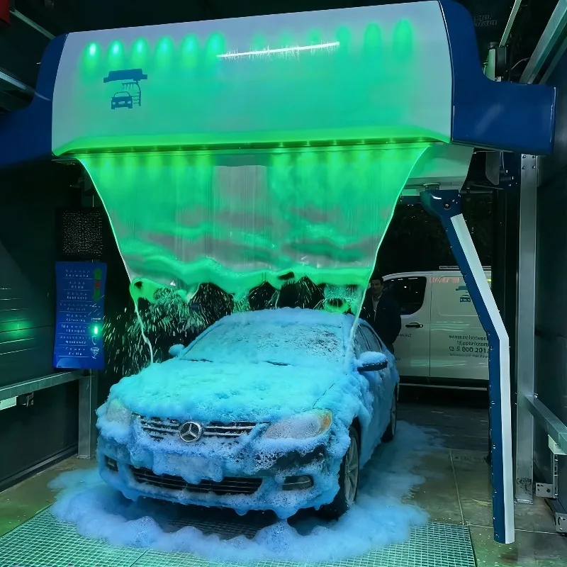 360 Degree Touchless Car Wash Machine High Pressure Automatic Vehicle Washer With Underbody Cleaning For Professional Wash Bays