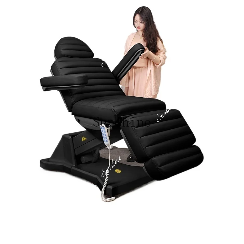 Electric tattoo bed lifting medical micro plastic surgery massage bed automatic  TF