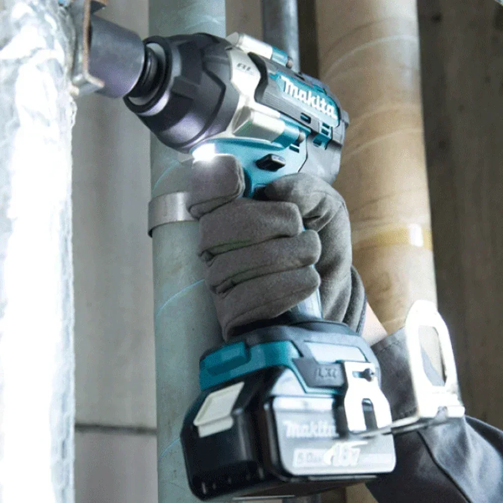 ใหม่【1000N.m】Original Makita DTW700 ประแจผลกระทบไฟฟ้า 1000 N.m แรงบิดสูง 1/2 นิ้วใช้งานร่วมกับแบตเตอรี่ Makita 18V