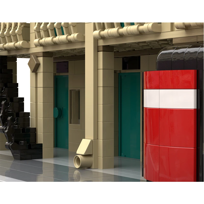 2258 pièces Blocs de construction modulaires personnalisables MOC Motel Vue sur la ville Technologie Éducatif DIY Jouet d'assemblage pour garçons Cadeau