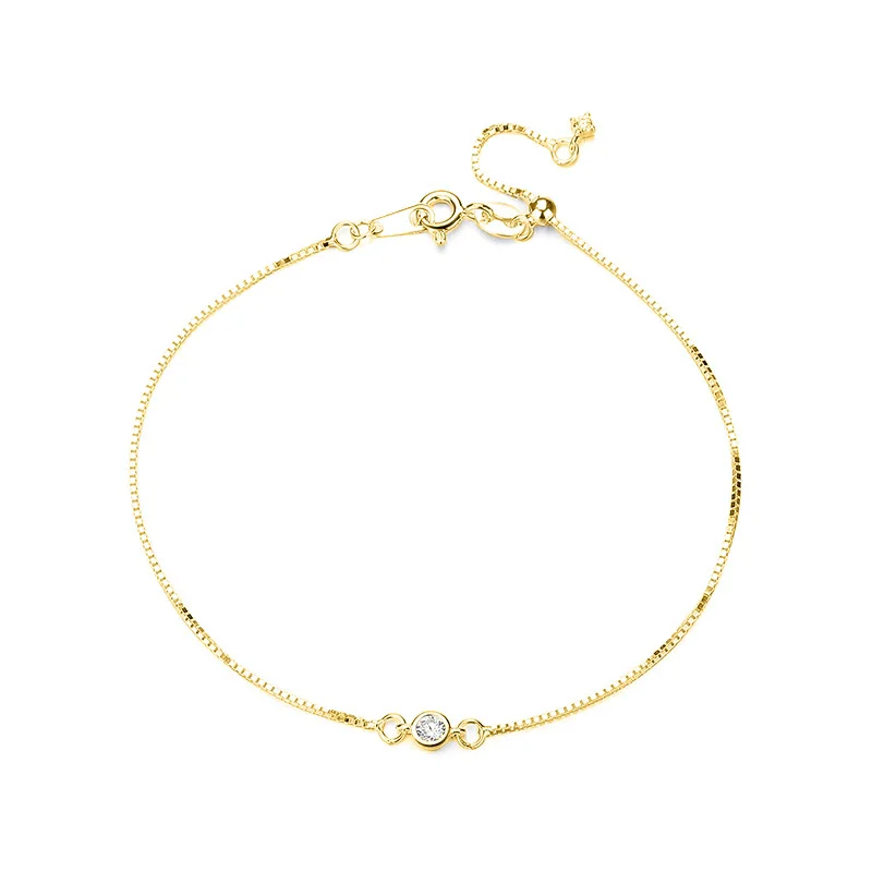 

Женский браслет из стерлингового серебра 925 пробы, позолоченный круглый циркон, пузырь, модные украшения, аксессуары для вечеринок