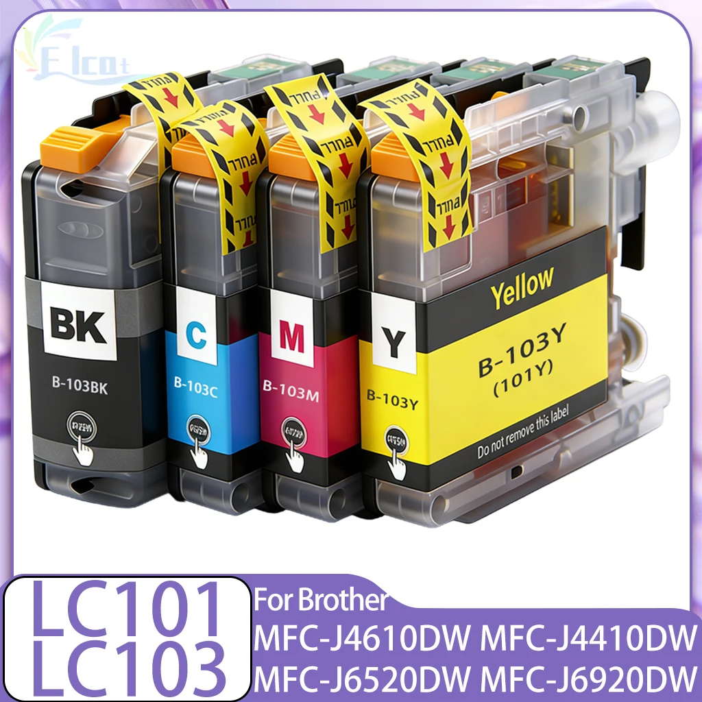 LC101  LC-101  LC103  LC-103 Ink Cartridge Compatible For Brother MFC-J450DW MFC-J475DW MFCJ470DW J4310DW J4410DW 4510DW Printer