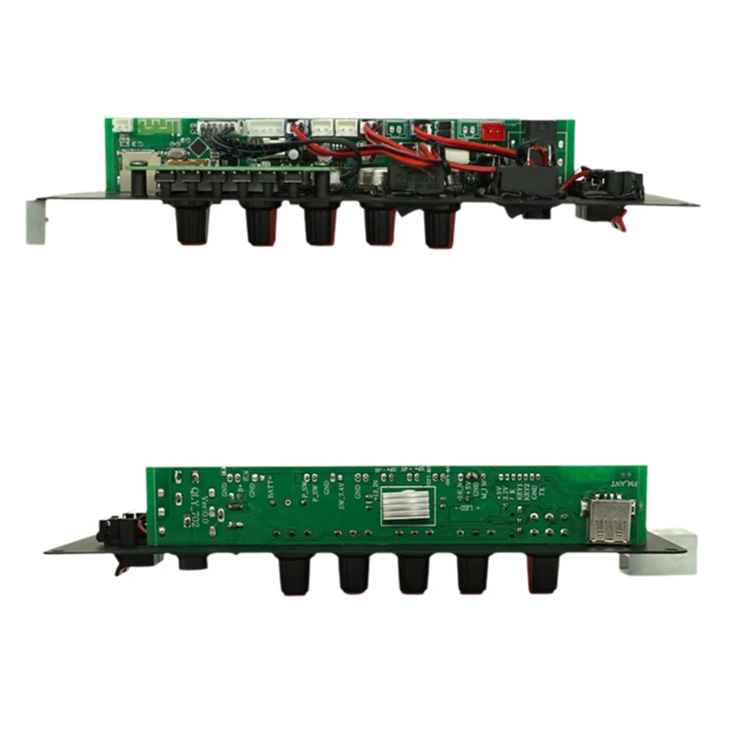 20W 블루투스 오디오 디코더 증폭기 보드 7.4V MP3 서브우퍼 마이크 앰프 자동차 음악 무손실 중저음 사운드-POS