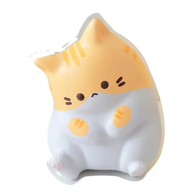 New Cat Stress Relief Squishy Toy PU Slow Rising Squeeze Antistress Ball Cartoon Table Ornaments Squishy Stress Reliever Toys