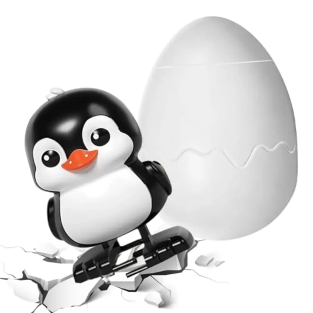 لعبة بطة المشي التفاعلية الممتعة، مجموعة نماذج حيوانات البيض، هدية إبداعية للأطفال، هدايا لحفلات أعياد الميلاد