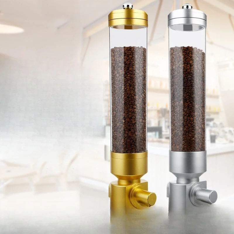 

Coffee bean display tank wall-mounted acrylic bean storage tank large-capacity sealed tank commercial
