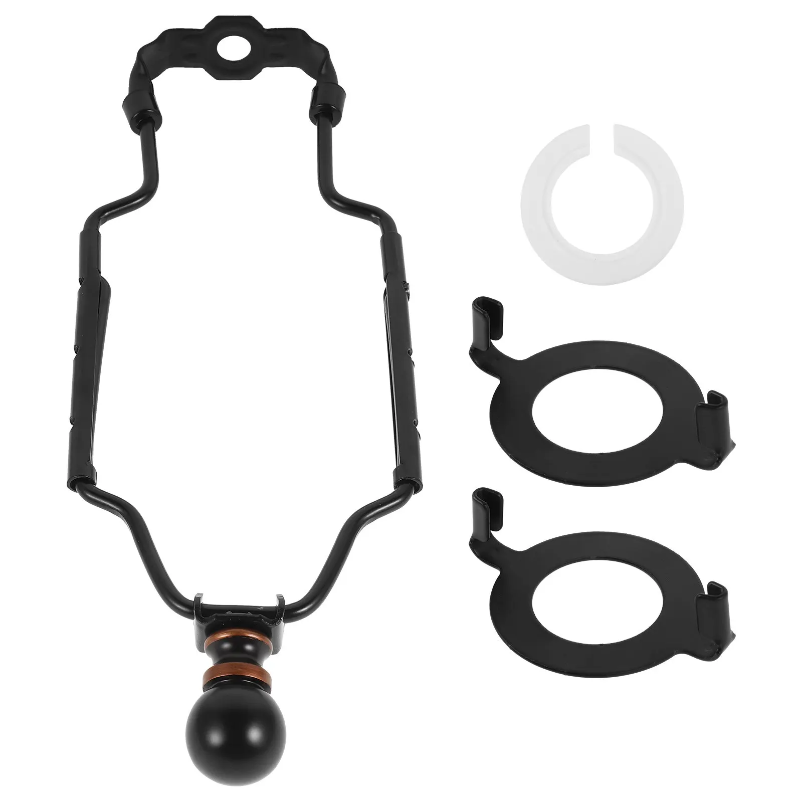 

1Set Metal Lamp Harp Adapter Bracket for Lampshade Support Strong Replacement Part Ideal Lamp Repair Kit for Living Room