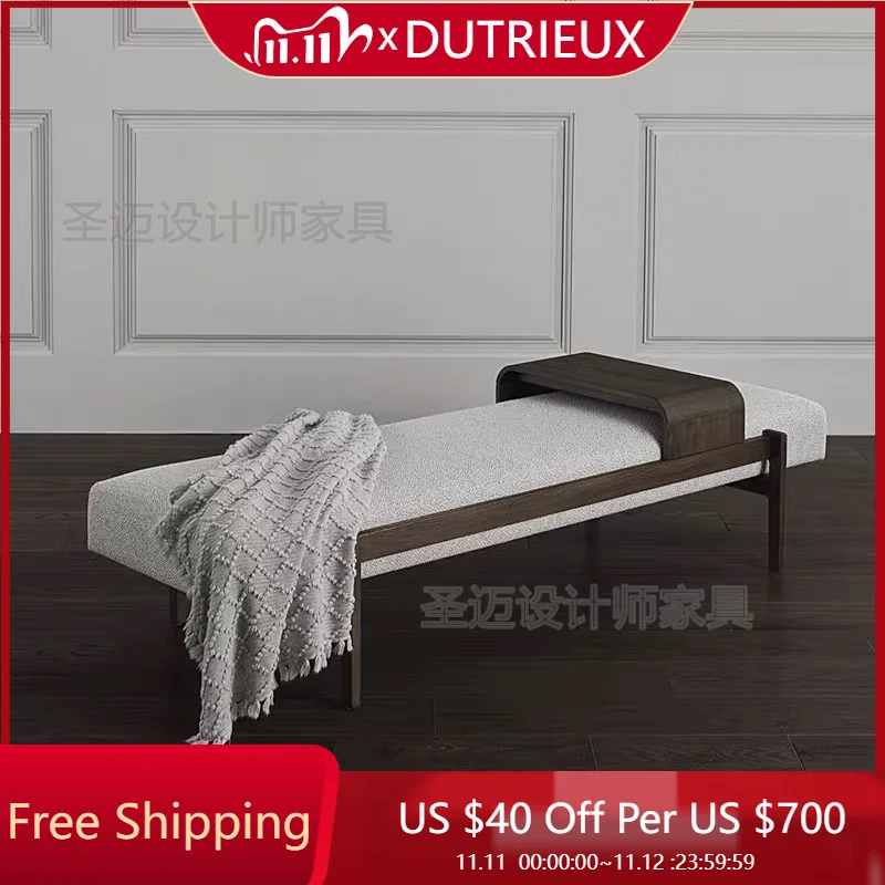 

Милый деревянный табурет для ног, пуф, салон, скандинавская скамейка, сиденье, экономия места, дизайнерский табурет для отеля, роскошное украшение для гостиной Muebles