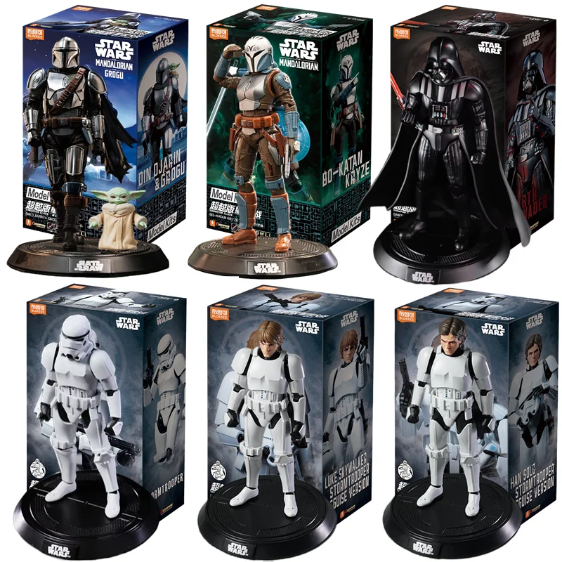 Blokees Star Wars Action Figure Darth Vader Dark Trooper Stormtrooper Anime Coleção Brinquedos Modelo Para Crianças Presente
