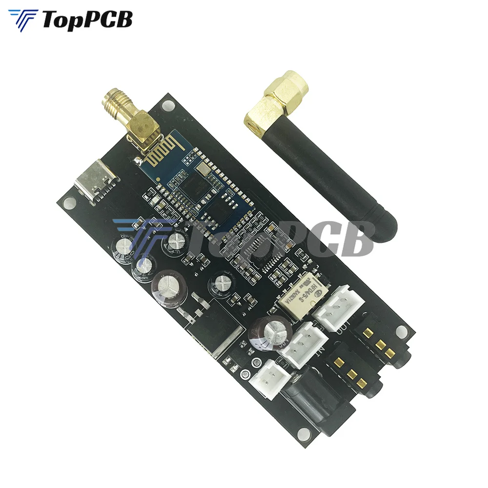 QCC3034 Bluetooth 5.1 bezstratnej płyty dekodującej PCM5102A zmodyfikowany wzmacniacz Audio DIY Zero Noise Support APTX