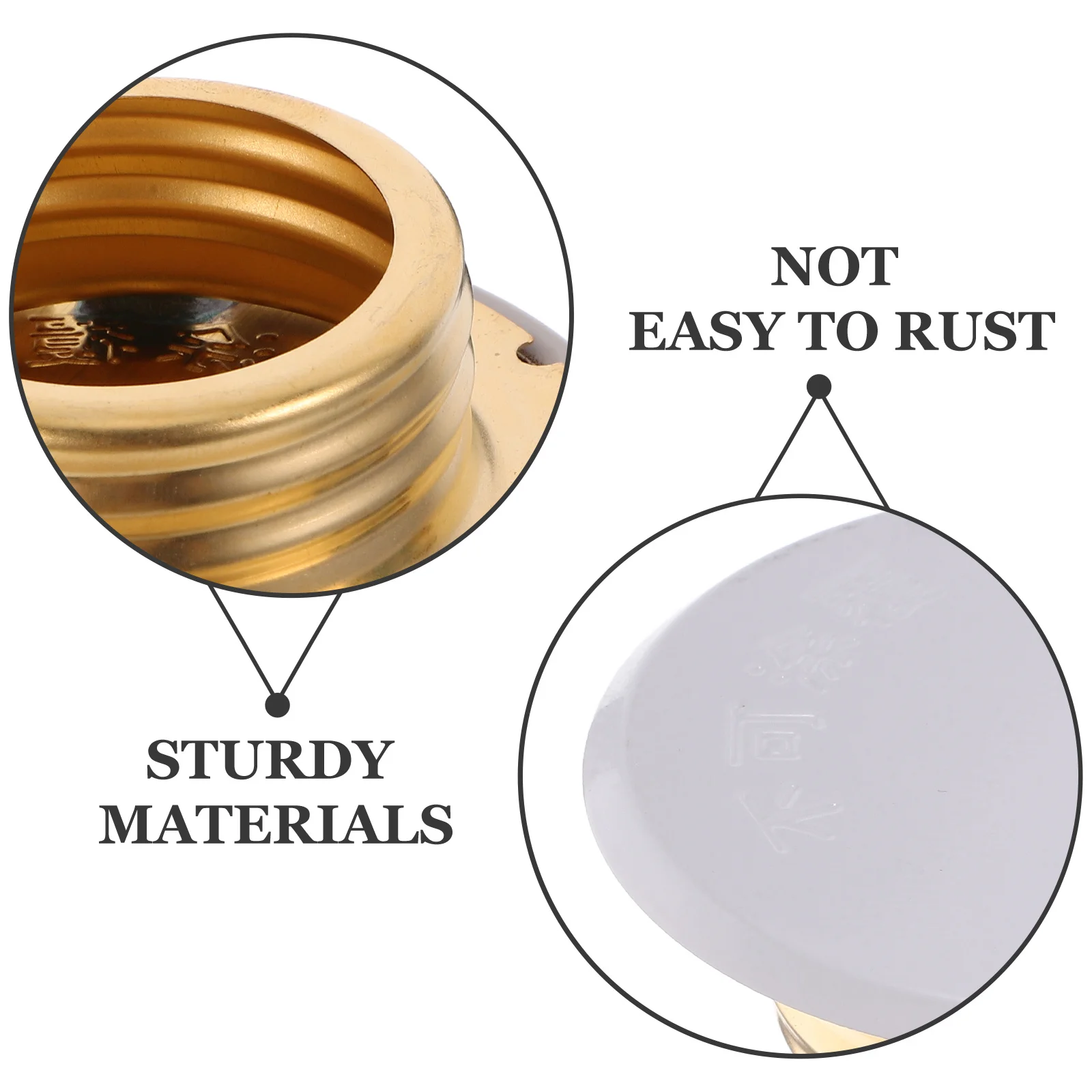 Concealed Fire Sprinkler Cover Plate Durable Metal Ceiling Integration Sprinkler Head Protector For Home Office Garden