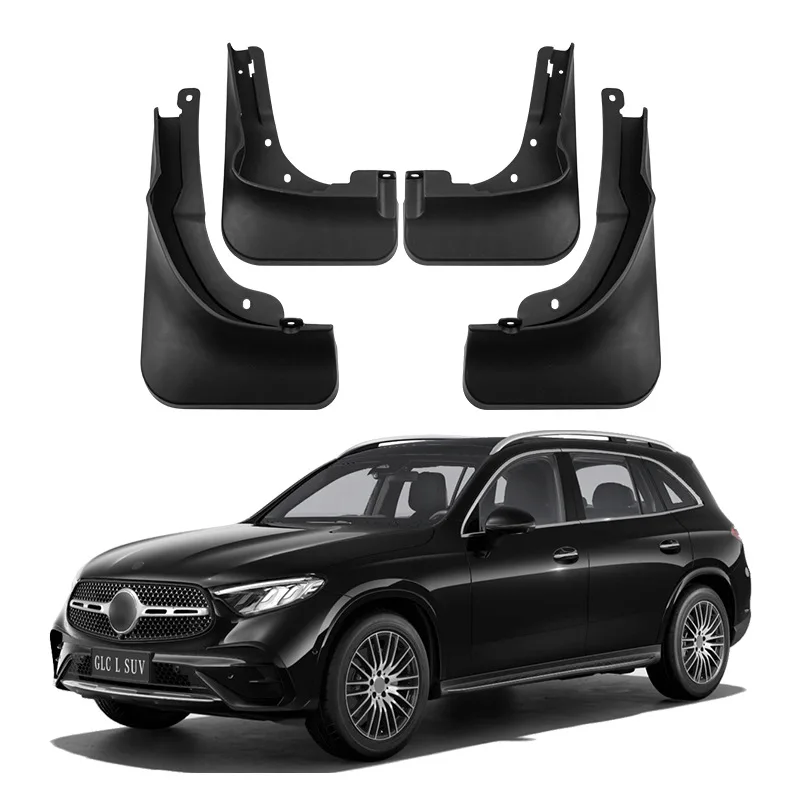 4pcs Top Quality Car Splash Guards Mud Flaps For Mercedes Benz GLC X254 2023 2024 2025 Mudguards  GLC MudFlaps Car Mud fenders