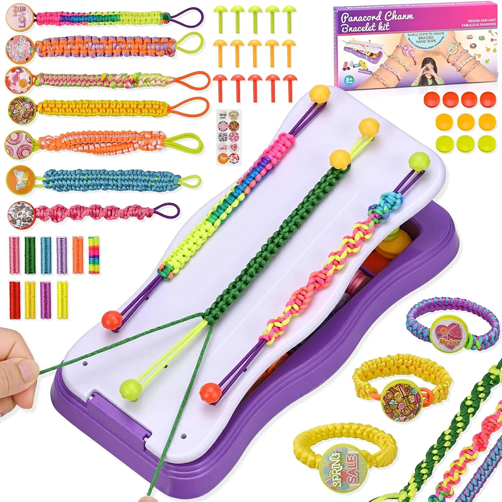 

Friendship Bracelet Making Kit for Girls 8-12 Year String Bracelets Maker Craft DIY Bracelets Kit for Kids & Arts and Craft