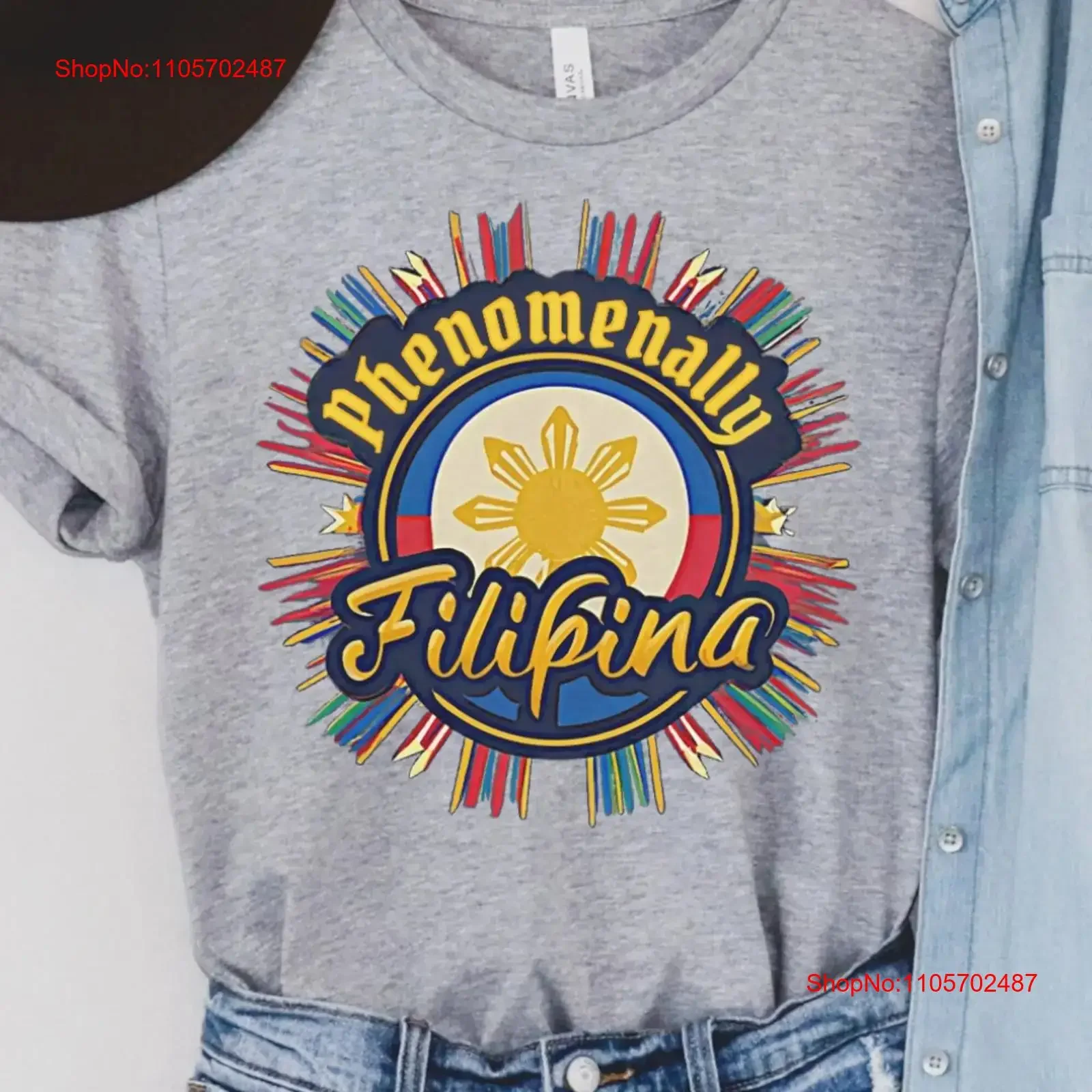 Phenomenally Filipina T Shirt Clothes Cute Pinay for Filipino Pride Philippines Pinoy vintage Washed Soft Casual Stretched