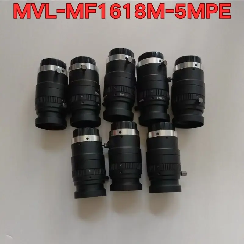 Second-hand MVL-MF1618M-5MPE industrial camera lens function test is normal