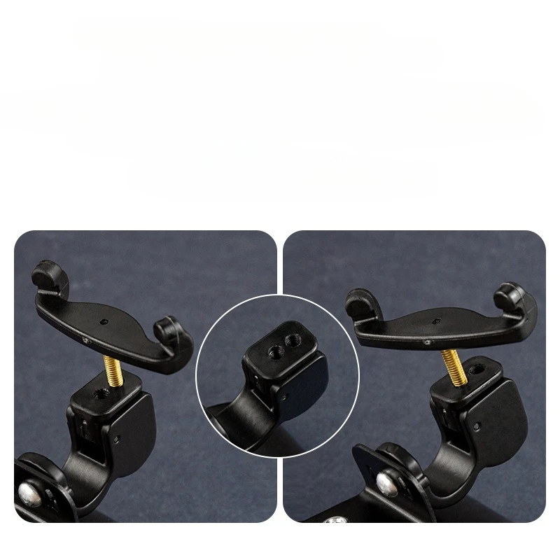 Large Bend Load-bearing Violin Shoulder Rest, Adjustable Soft Shoulder Pad for 1/8 1/4 1/2 3/4 4/4 Violin