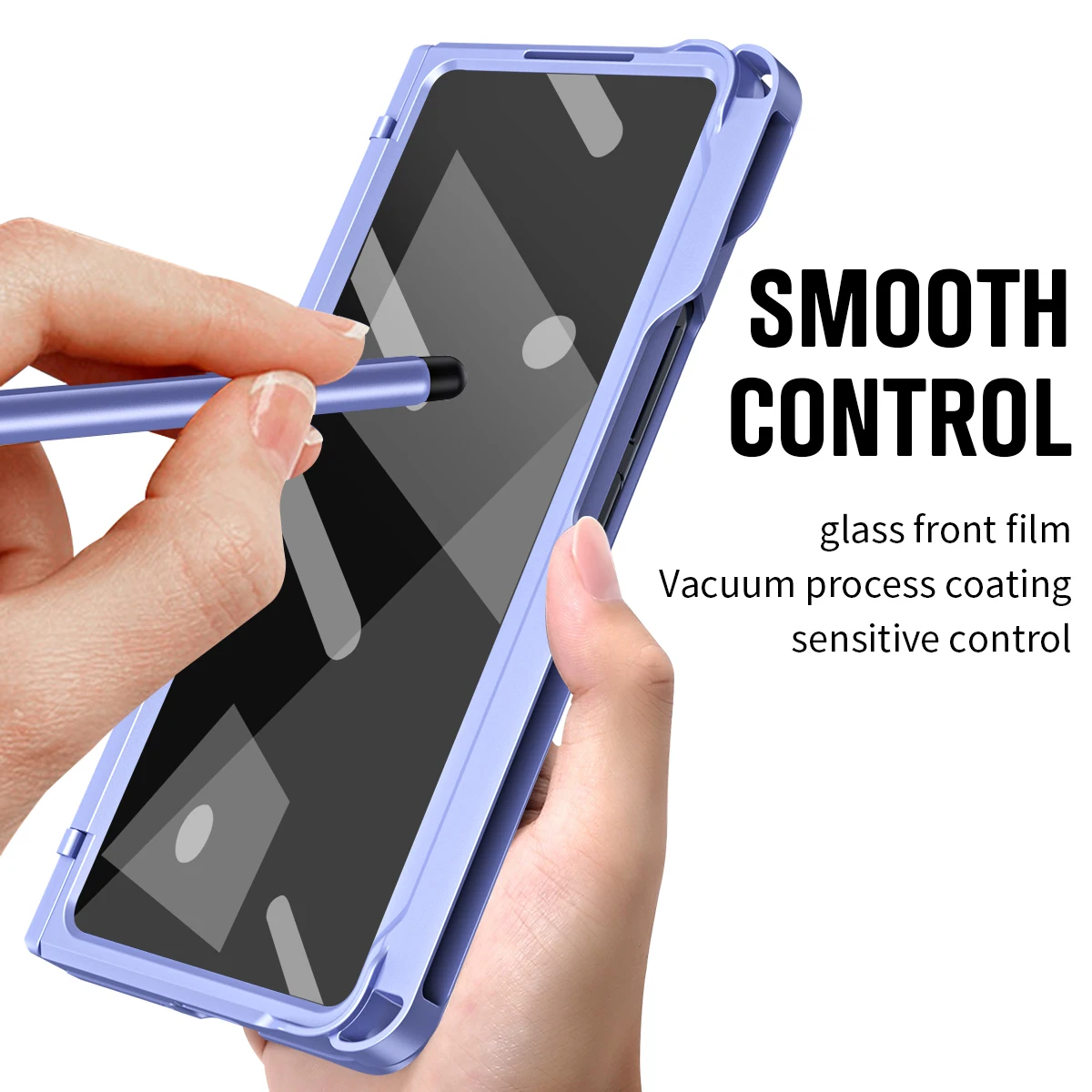 For Samsung Galaxy Z Fold 8 Ultra with S Pen, Holder & Tempered Glass Screen Protector,Full Body Protection Phone Cover