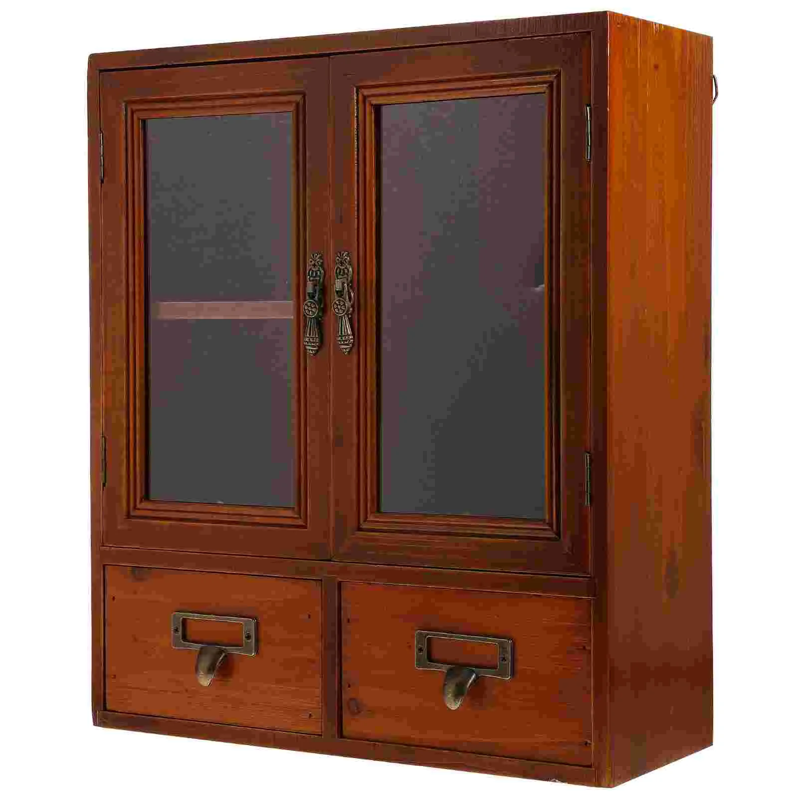 Display Case Wood Wall Cabinet Furniture House Showcase Decorative Wooden Low Storage Living room cabinets