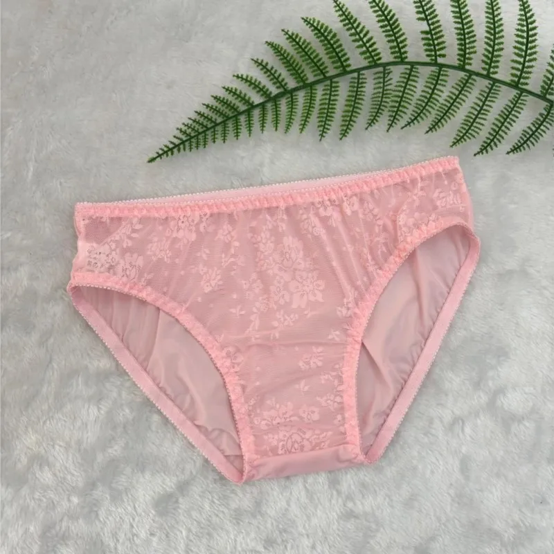 Sexy Daily Wear With Men's And Women's Briefs Lace Comfortable Breathable Elastic Mesh Triangle Underwear