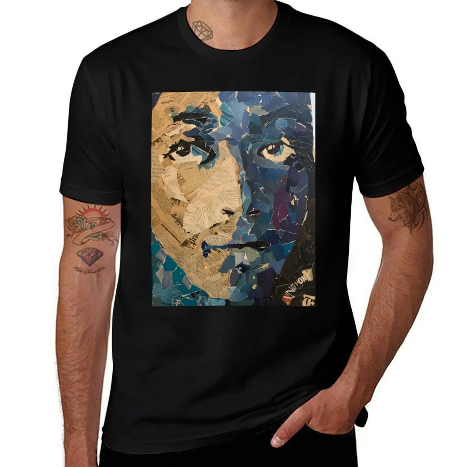 

Justice 4 Anthony T-Shirt graphics blue archive cotton man t-shirts T-shirt men
