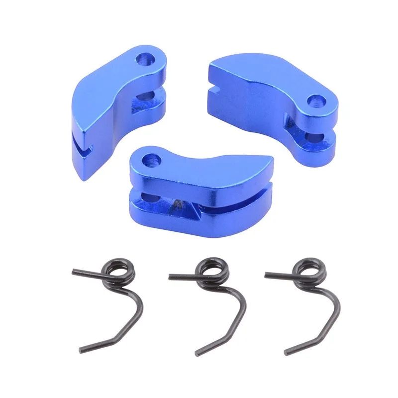RC coche de aluminio 3 zapatos de embrague con resorte para 1/8 HSP 081008 Nitro motor RC modelo coche embrague de zapata