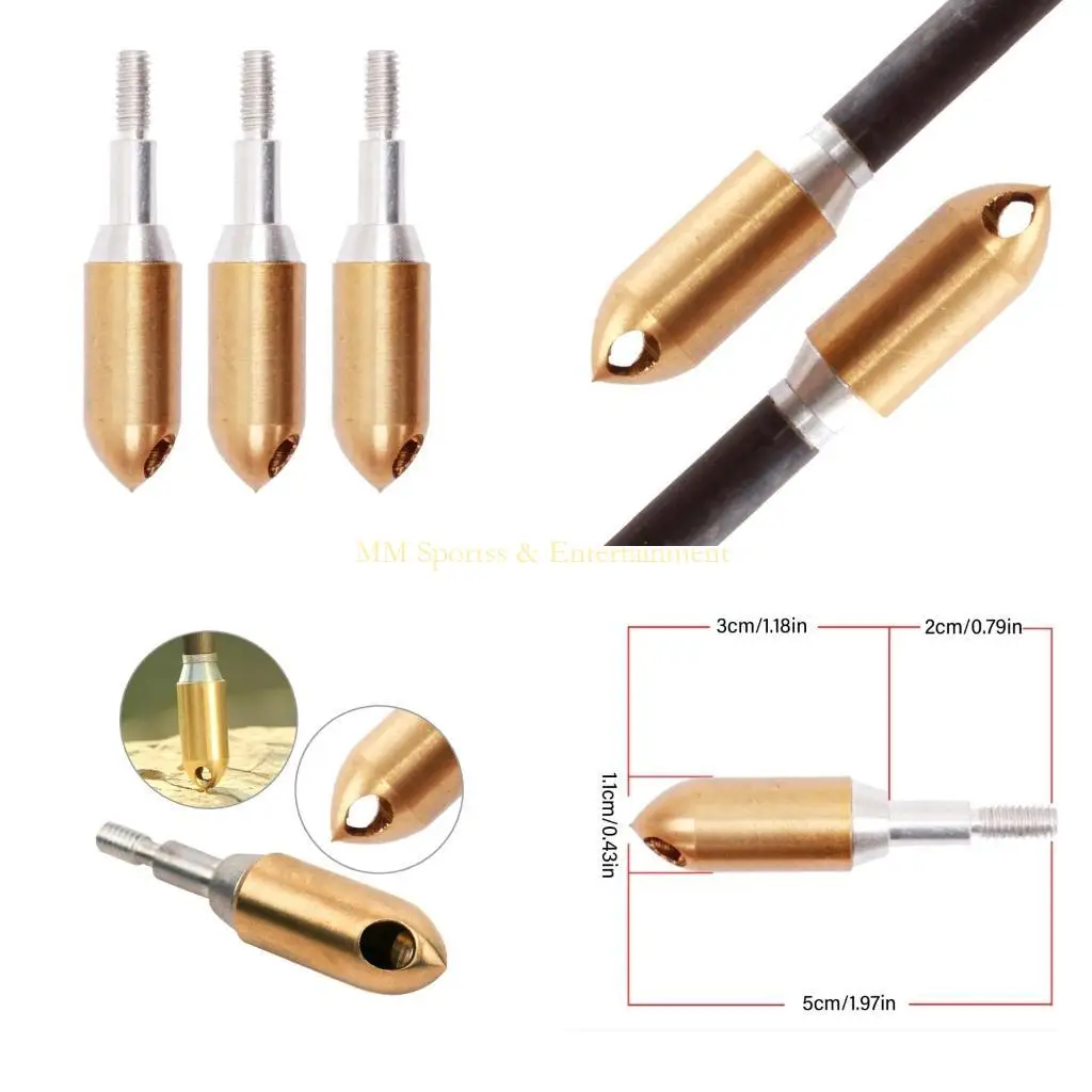 

31be 3pcs Цели практики охота на стрелку наконечник стрелки