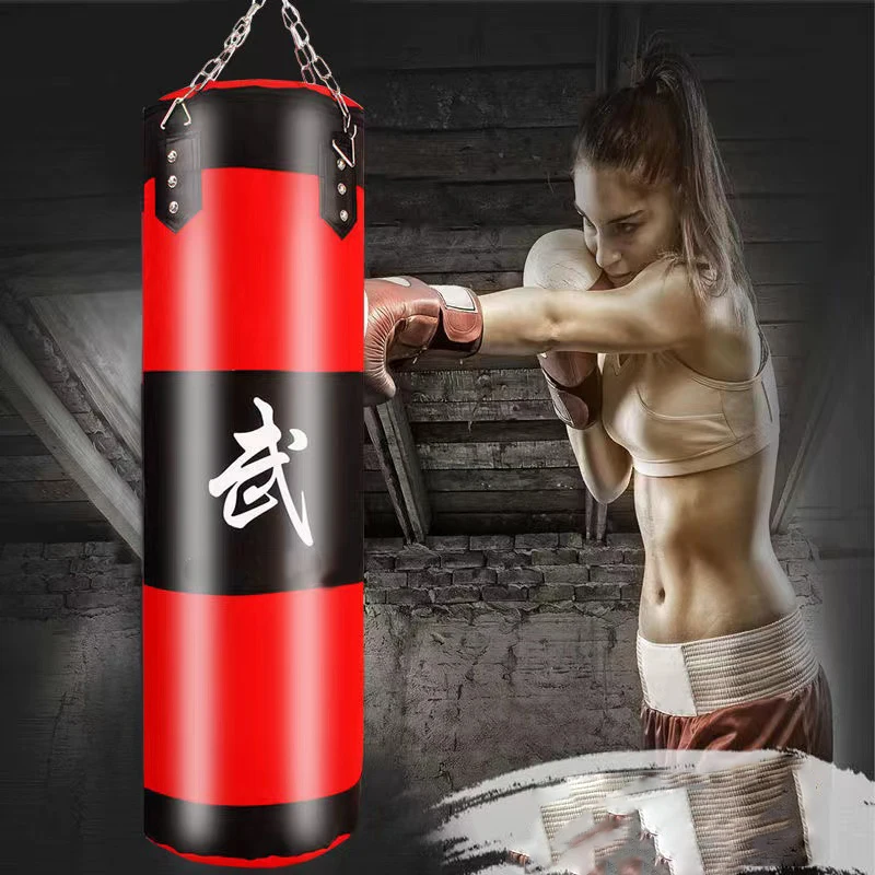 Boxing Training Sandbag Professional Fitness Fighting Sandbag Sanda Mma Karate Muay Thai Hanging Sandbag Empty Bag