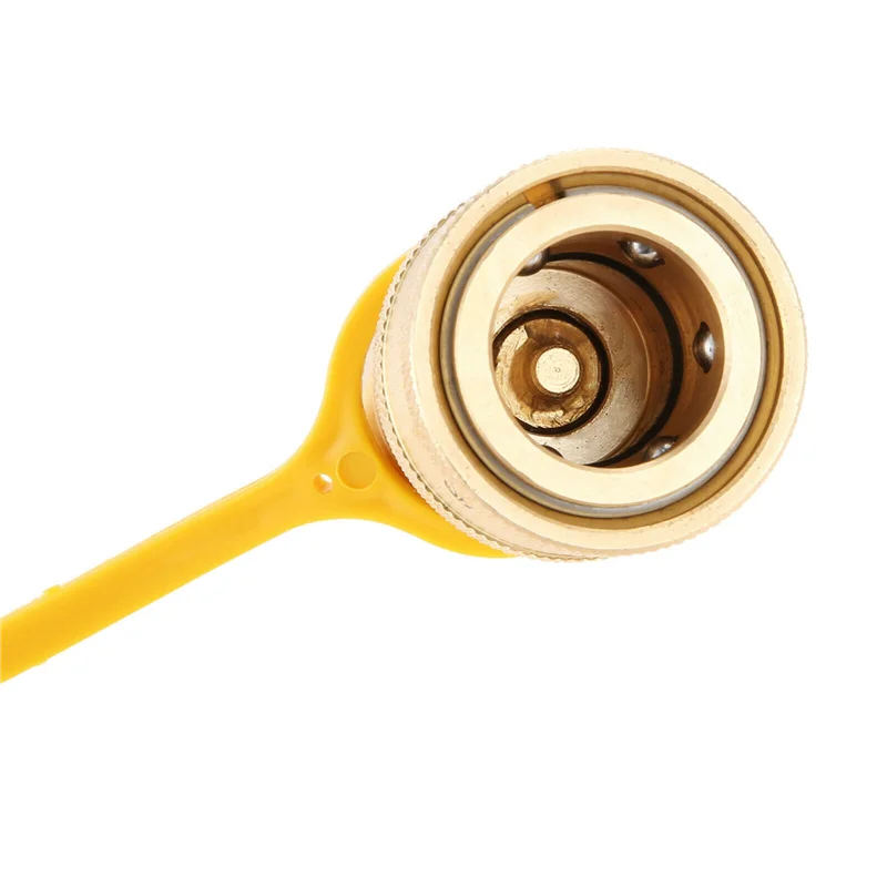 

2X 1/2 Inch Solid Brass Gas Propane Quick Connect Disconnect Fitting Connector Adapter