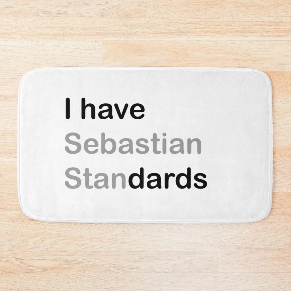 

I HAVE (sebastian) STANDARDS Bath Mat Bathroom Interior Bathroom Gadgets Mat