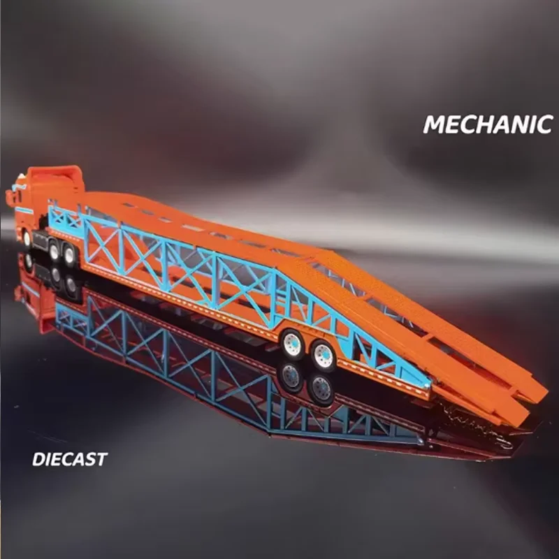 

Модель-копия автомобиля Flame 1:64 Scale R550 CAR HAULER из сплава, коллекционная статическая модель, украшение, игрушка, праздничный подарок