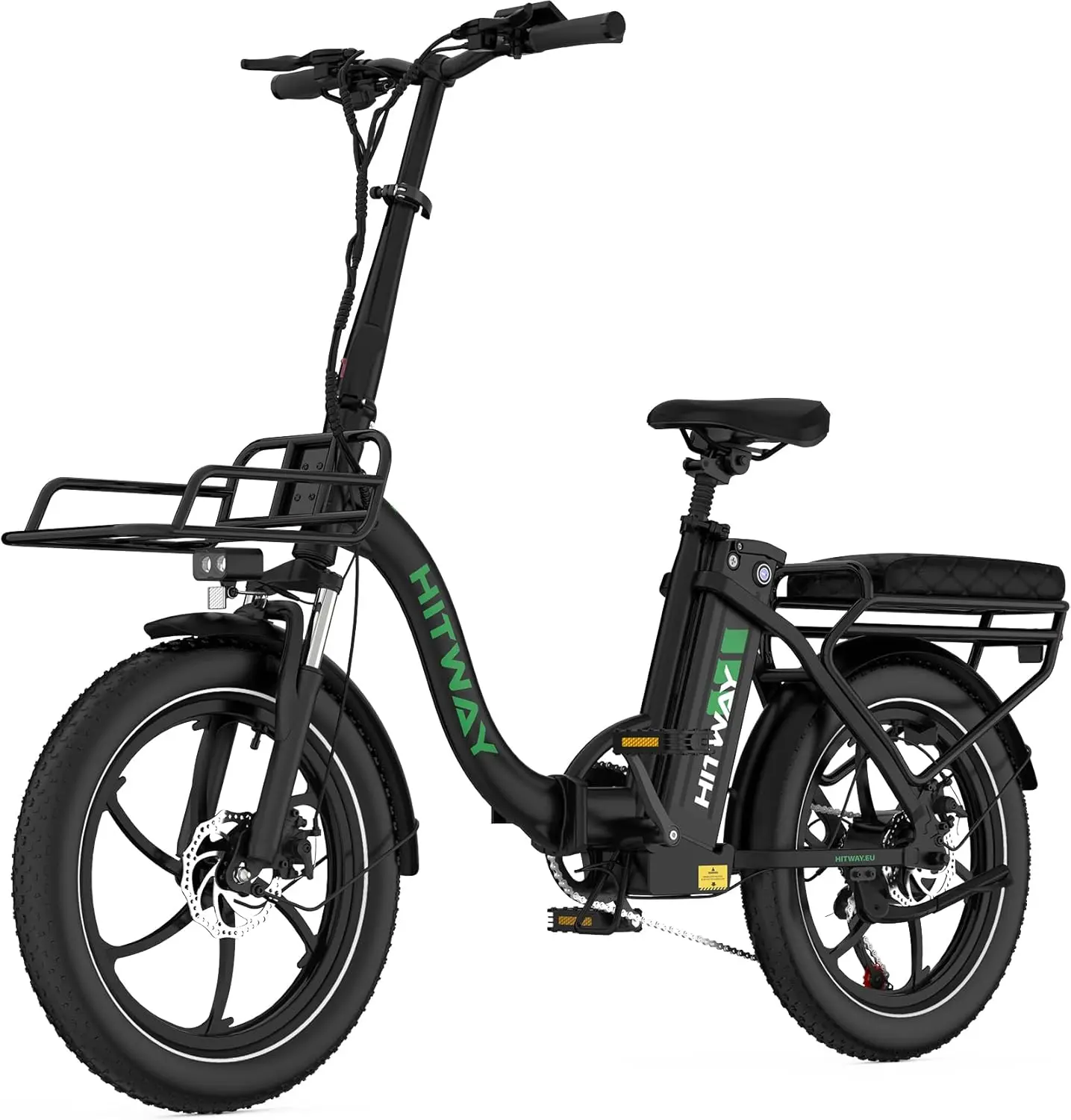 HITWAY elektrische fietsen bk6sl1-36v15.6ah, 250W E Bike-motor, 70 km autonomie, 7 versnellingen, opvouwbaar, APP-bediening