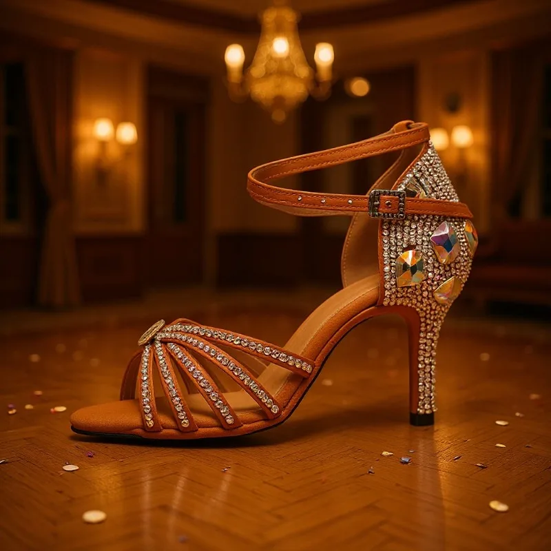 

Fashion Women's Sandals Luxury Rhinestone High Heel Sandals Designer Shoes for Women New Banquet Formal Shoes Women Dance Shoes