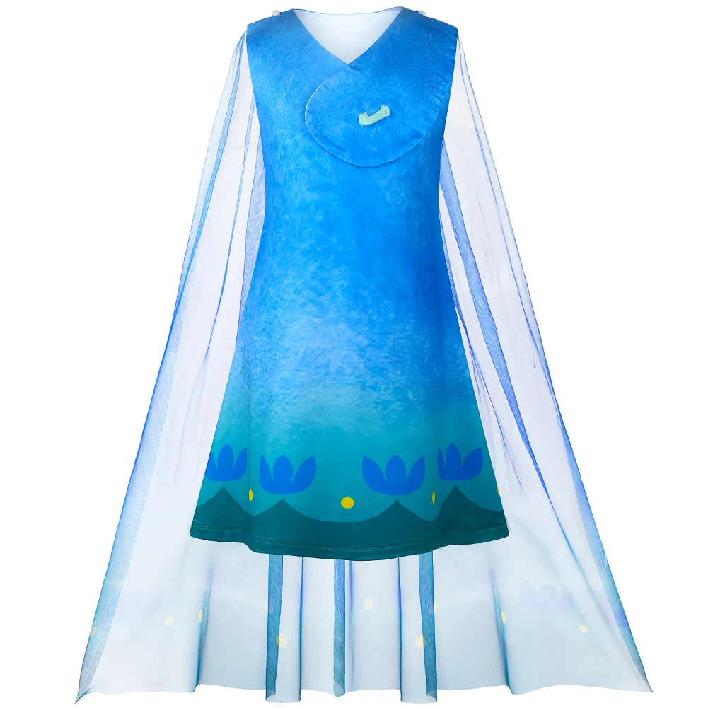 Vestido Trolls para niña, disfraces de Halloween de amapola para niña, Festival de Halloween, Carnaval, mascarada, vestidos elegantes, disfraz para niña