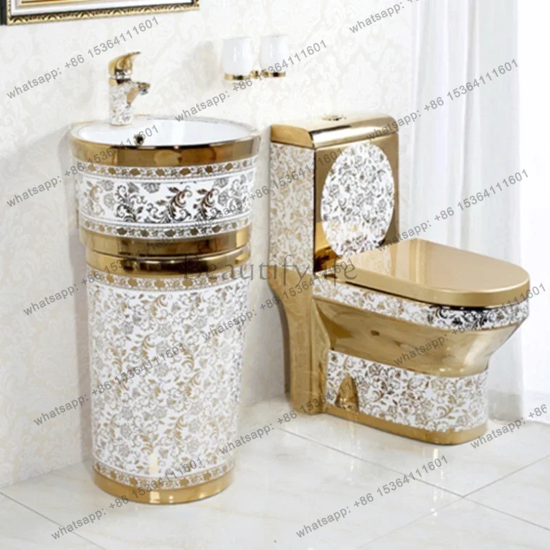 Design Gold Toilet …