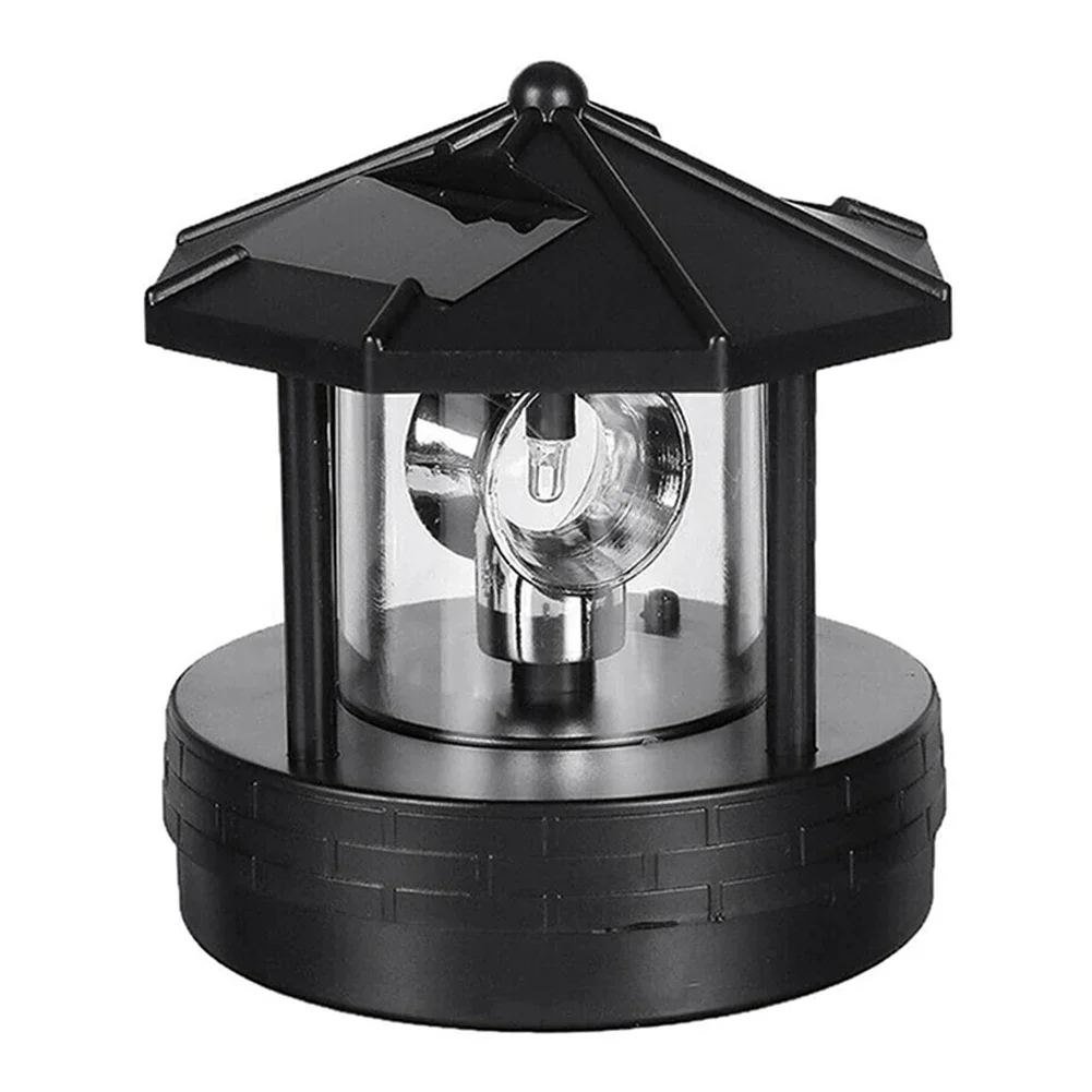 

LED Solar Lighthouse Outdoor Garden Waterproof Street Lamp 360-Degree Rotating Landscape Light Garden Lawn Lamp Home Decor