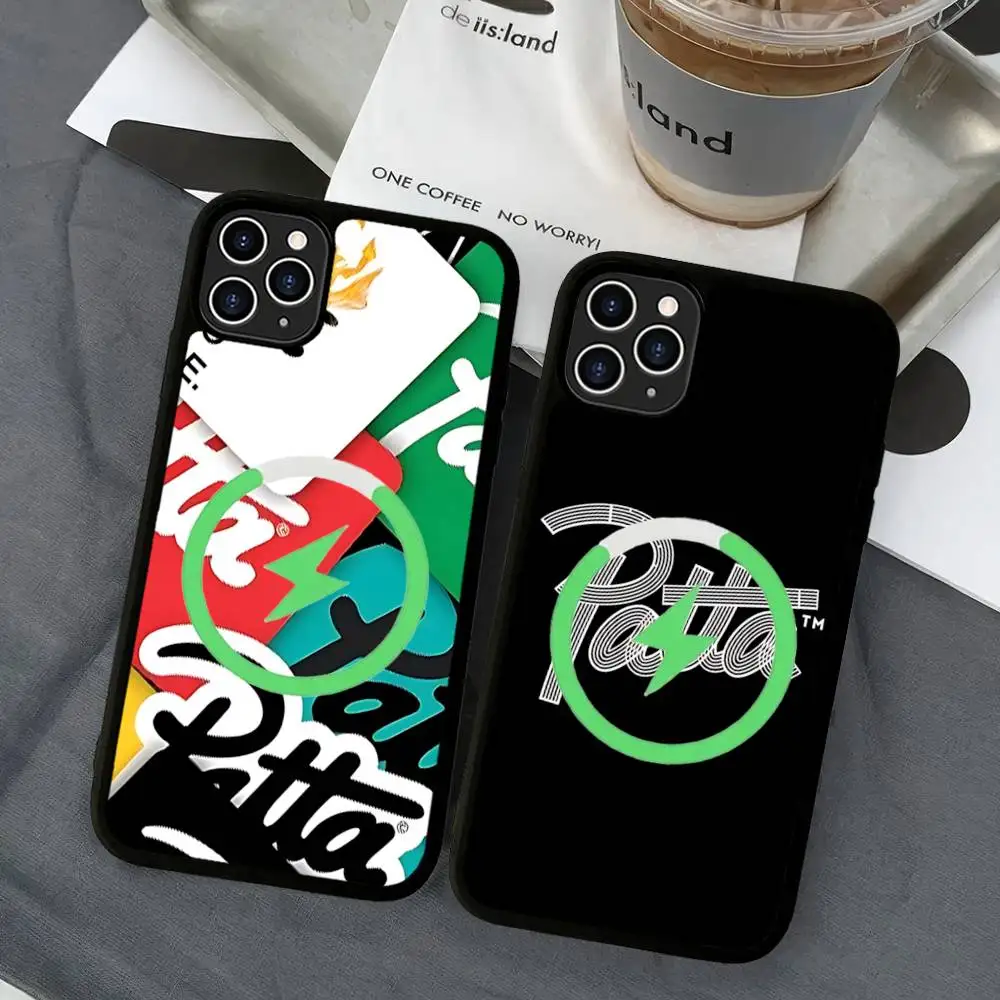

Logo Fashion P-patta Magnetic Case For IPhone 17 16 14 13 12 11 15 Pro Max Plus Wireless Charge Phone Cover