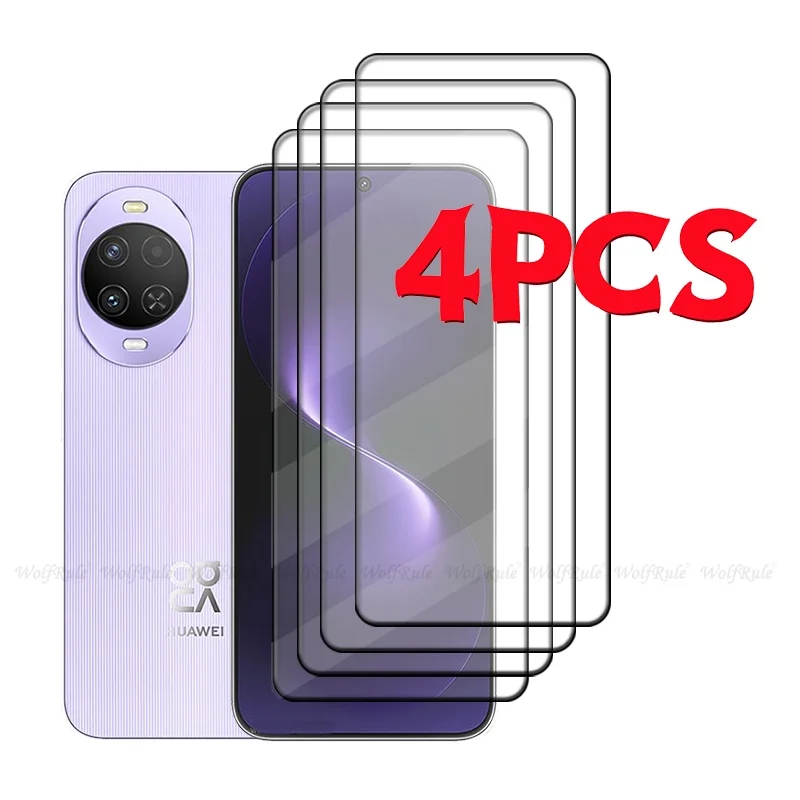 

1/2/3/4PCS For Huawei Nova 15 Glass Huawei Nova 15 Tempered Glass Protective 9H HD Full Cover Screen Protector Huawei Nova 15