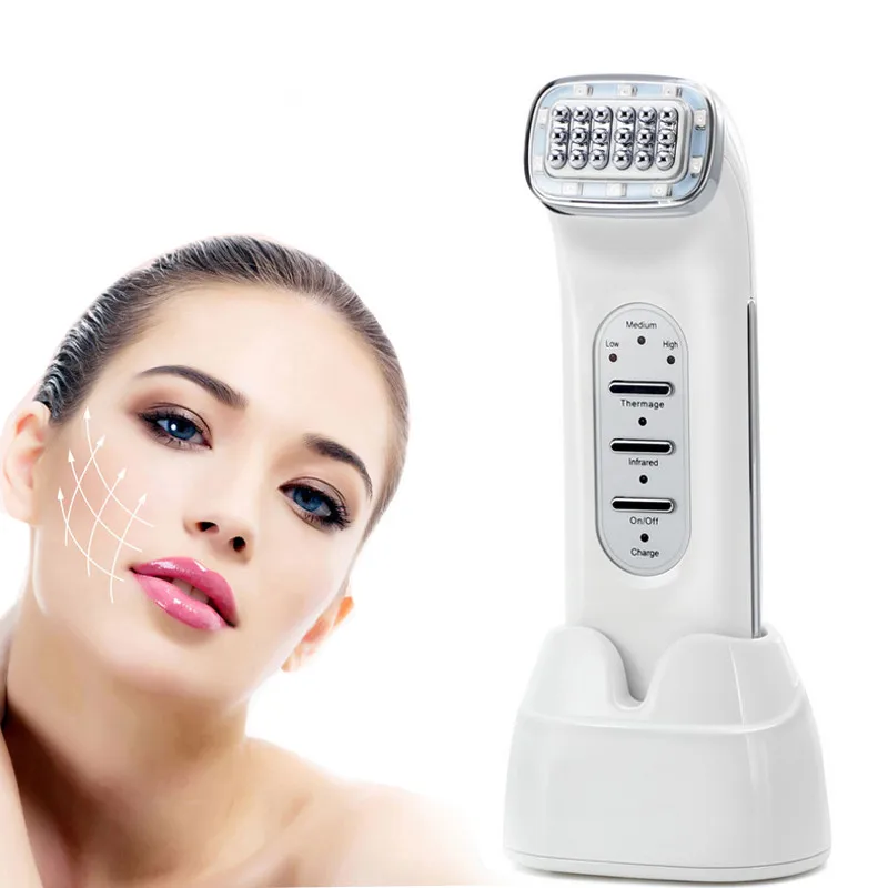 Dot Matrix Radio Frequency Face Massager RF Radio Frequency Facial Lifting Machine Skin Tightening Rejuvenation Wrinkle Removal