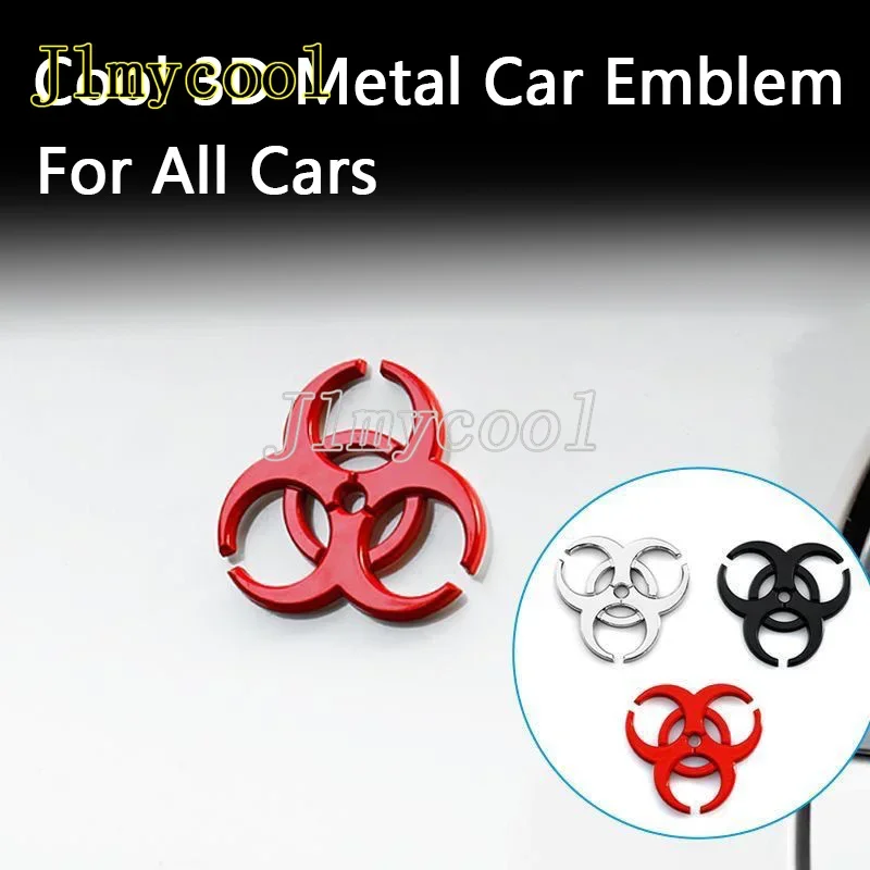 3D Metal Resident Umbrella Evil Emblem Badge Decals Automobiles Motorcycle Animal Car Sticker Styling Accessories