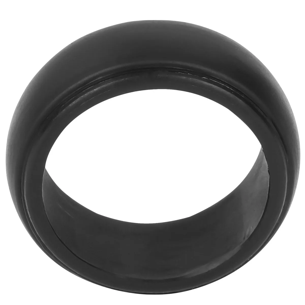 1Pcs Silicone Finger Rings Size 10 Black Resilient Nonslip Ring for Hand Strength Training Odorless Latex