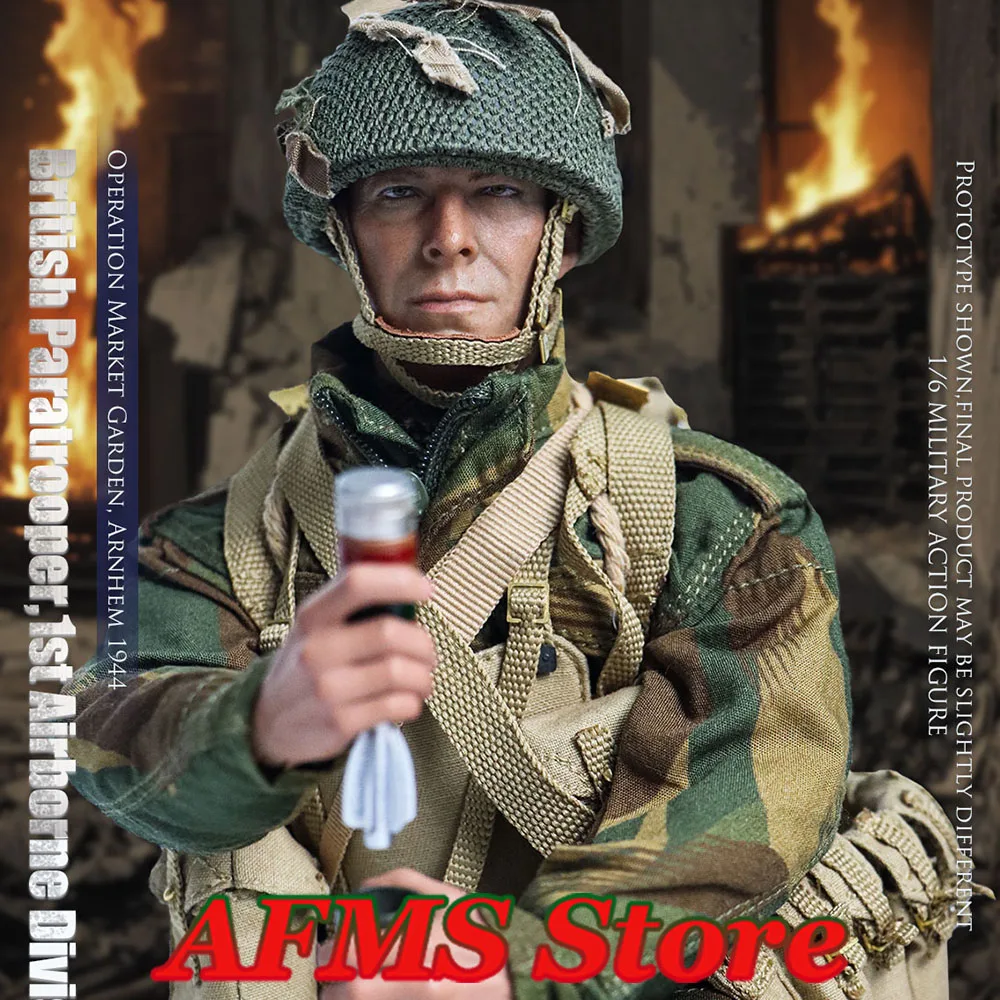 

UJINDOU UD9048 масштаб 1/6, Коллекционная фигурка, британский десантник, 1-й воздушно-десантный дивизия, 12 дюймов, мужская фигурка солдата, модель