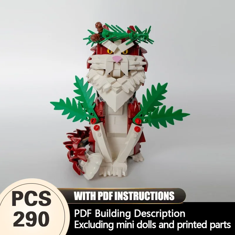 

Creators Animal Series Model MOC Building Bricks Large Cat Modular Technology Gifts Holiday Assemble Children Toys Suit