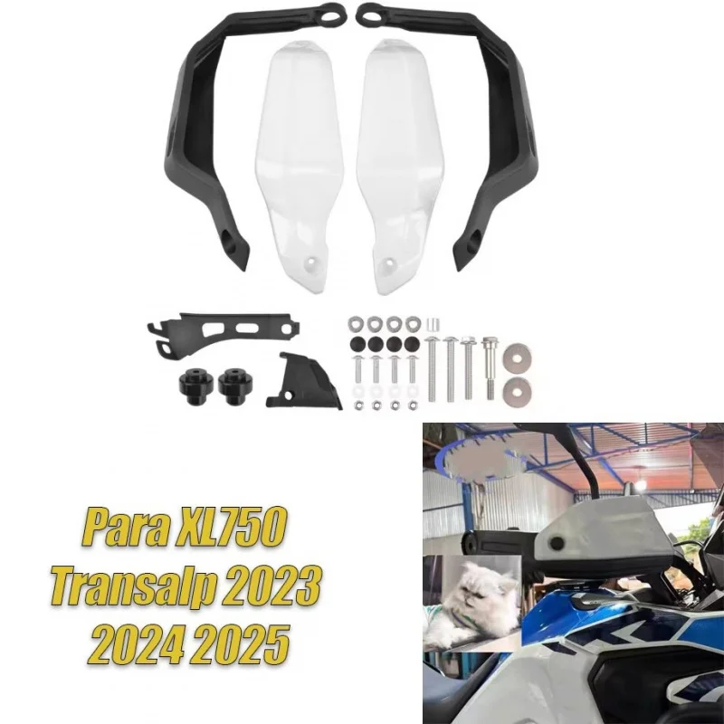 For Honda XL 750 Transalp 2023 2024 2025 Handlebar Accessories Motorcycle Hand Guard Screen Protector XL750 Hand Guard Kit