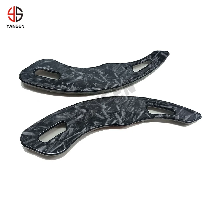 For Golf7 Gti Glof 7.5 Paddle Shifter Steering Wheel ABS Carbon Fiber Sticker Performance Accessories